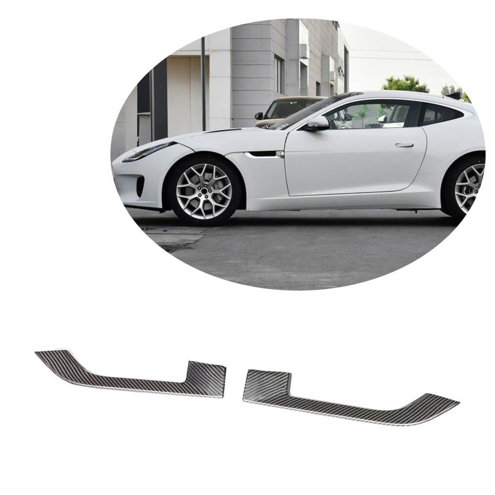 Front fender cover (2013-2016, Carbon) for Jaguar F-Type - image 1