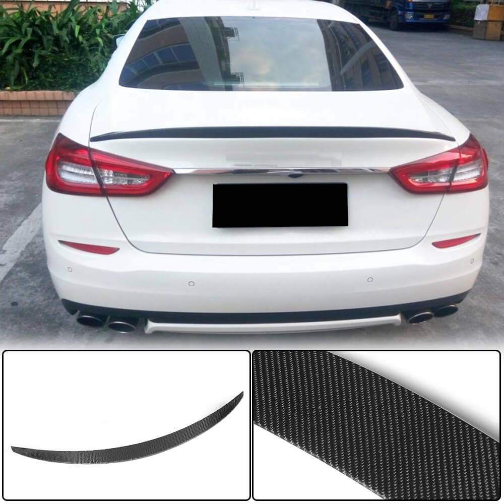 Spoiler V4 (Carbon) for Maserati Quattroporte 2013↗︎ - image 1
