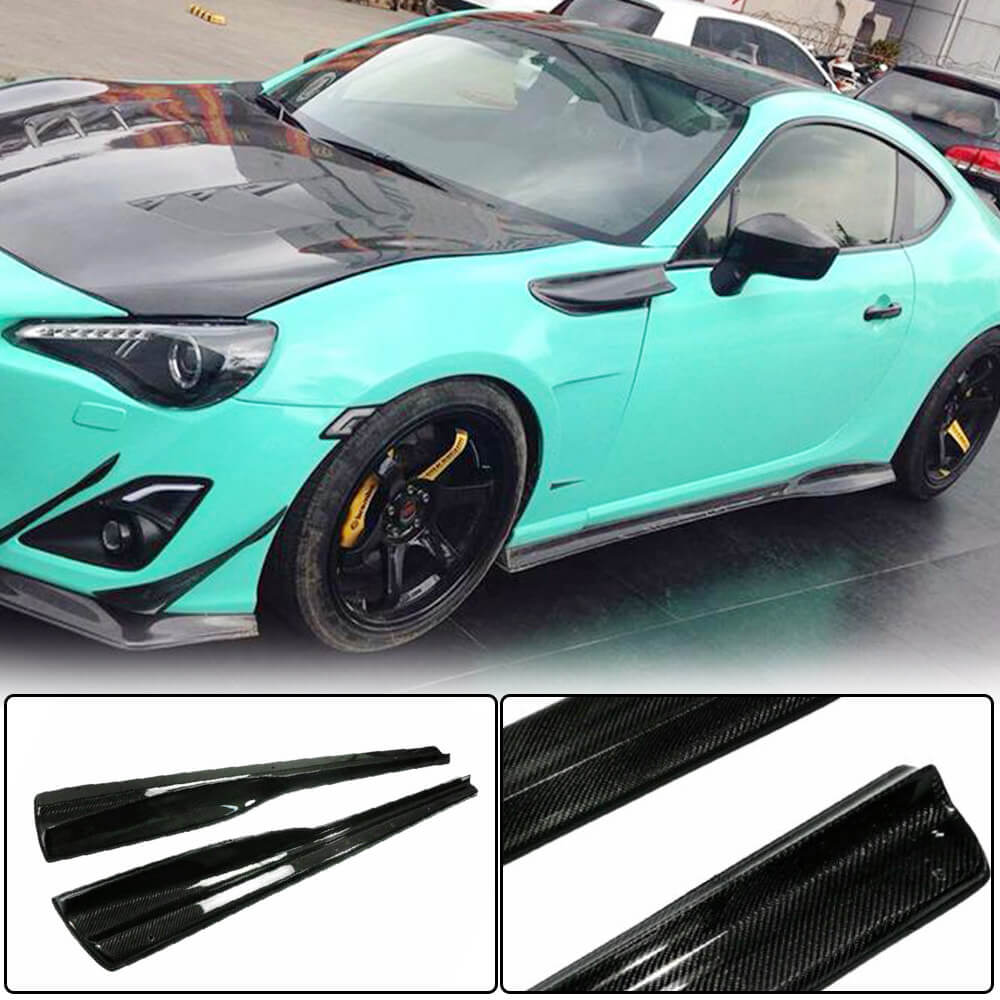 Side Skirts V1 (Carbon) for Subaru BRZ 2012-2021 - image 1