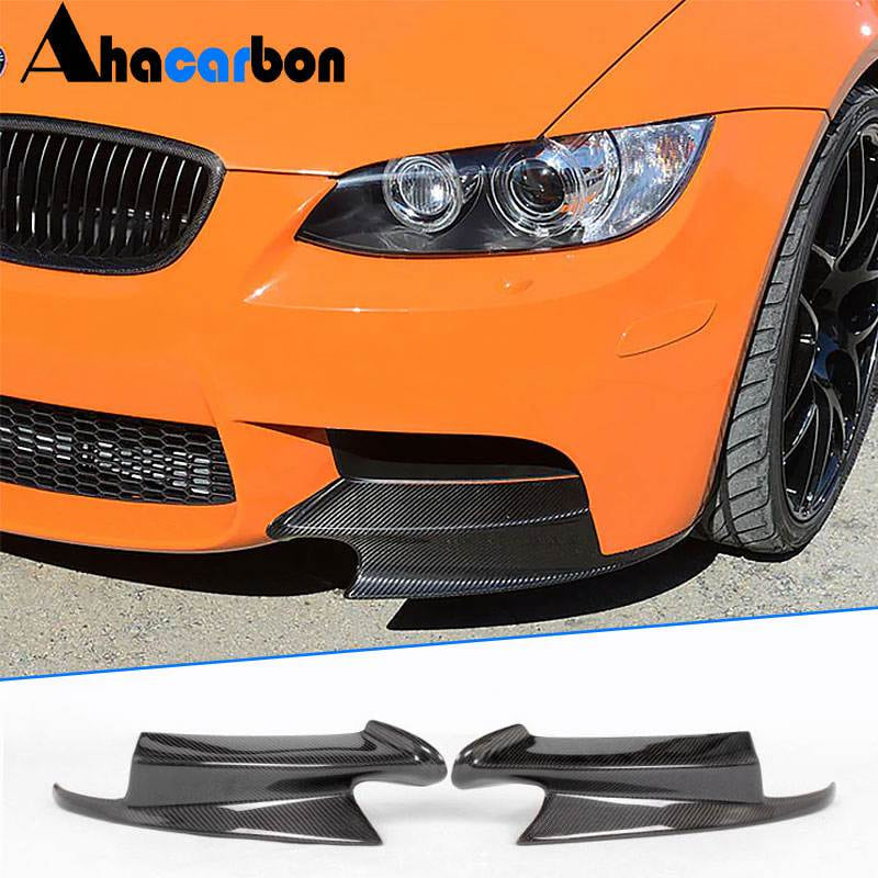 Front Bumper Splitters Carbon Fiber (for E92/E93 M3) for BMW 3 series E-90/91/92/93 2005-2011 - image 1