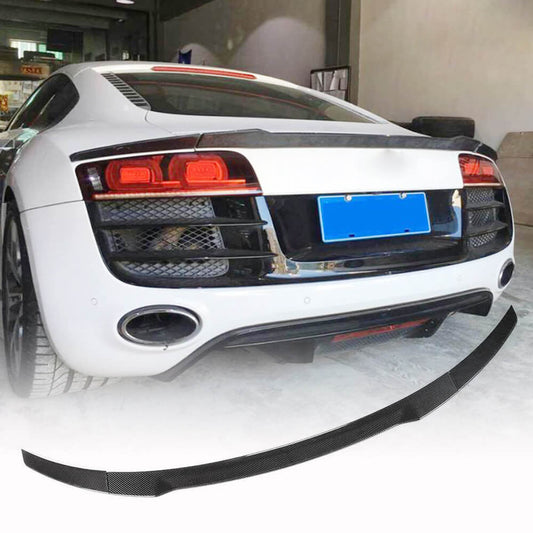 Rear Trunk Spoiler Carbon Fiber for Audi R8 2006-2015 - image 1