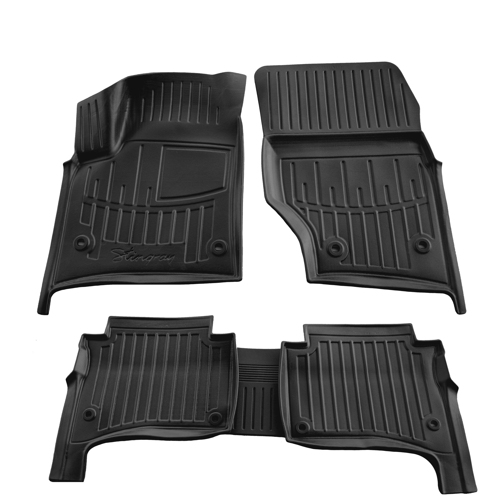 Rubber Floor Mats Stingray 3D (5 pcs) for Volkswagen Touareg 2002-2010 - image 1