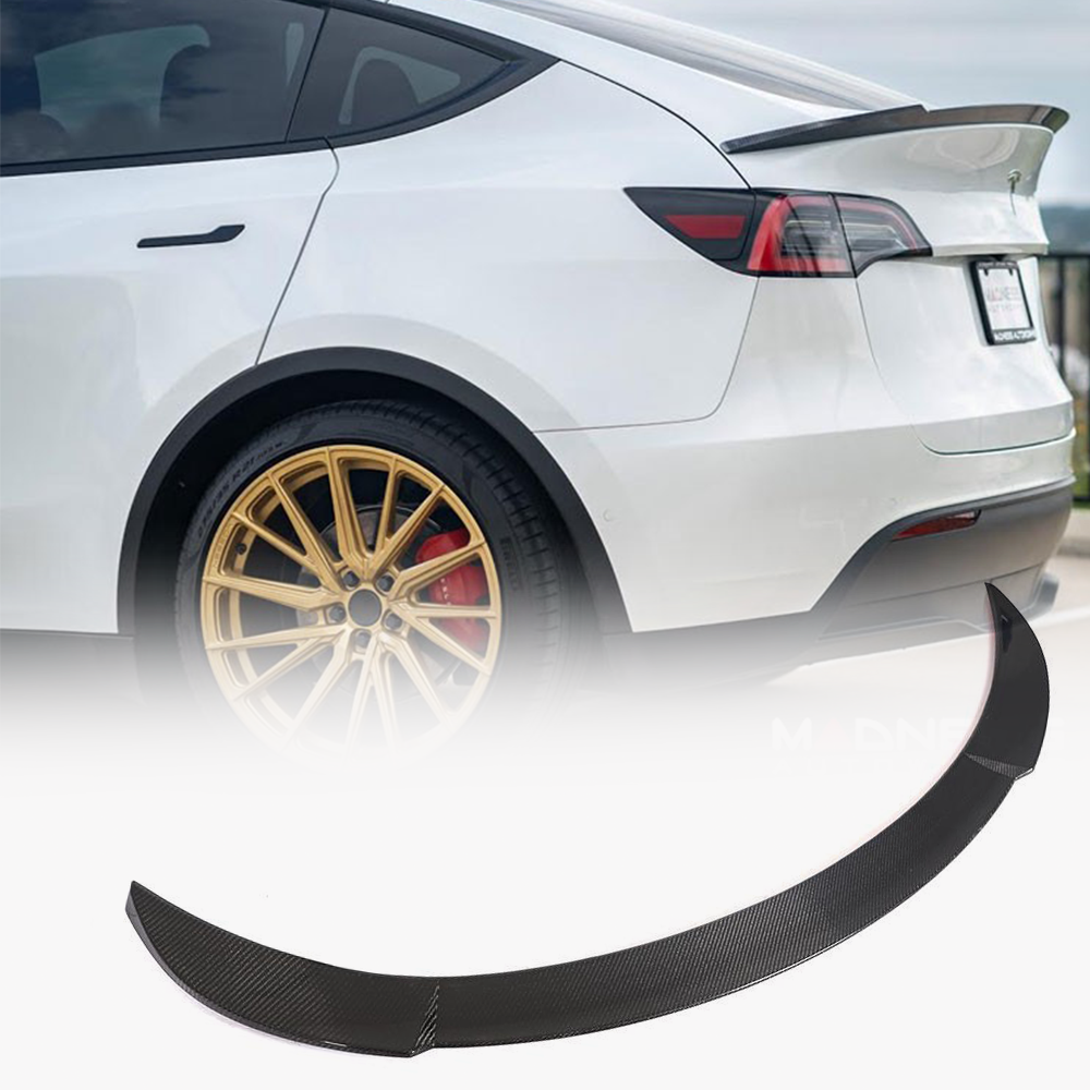 Rear Trunk Spoiler Carbon Fiber V3 (2020-2023) for Tesla Model Y - image 1