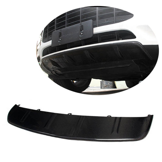 Lip V1 front bumper cover (2014-2018, Carbon) for Porsche Macan 2014-2024 - image 1