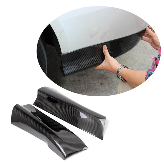 Rear Bumper Cover Flap (for Base 2011-2015, Carbon) for Audi A4 B8 2007-2015 - image 1