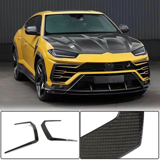 Front Bumper Flap Covers (Dry Carbon) for Lamborghini Urus 2018- - image 1