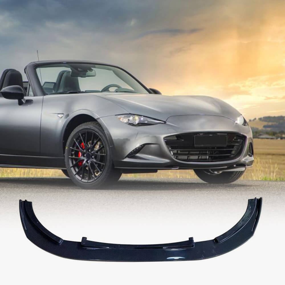 Lip V1 front bumper cover (2022+, Carbon) for Mazda MX-5 - image 1