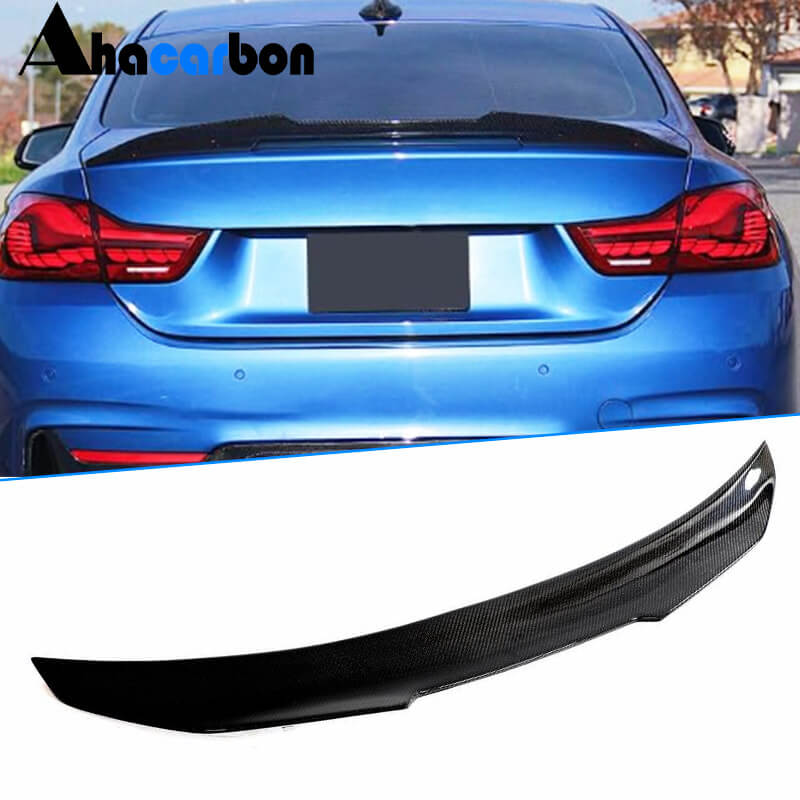 Rear Trunk Spoiler Carbon Fiber V14 (Convertible) for BMW 4 series F-32 2012-2020 - image 1