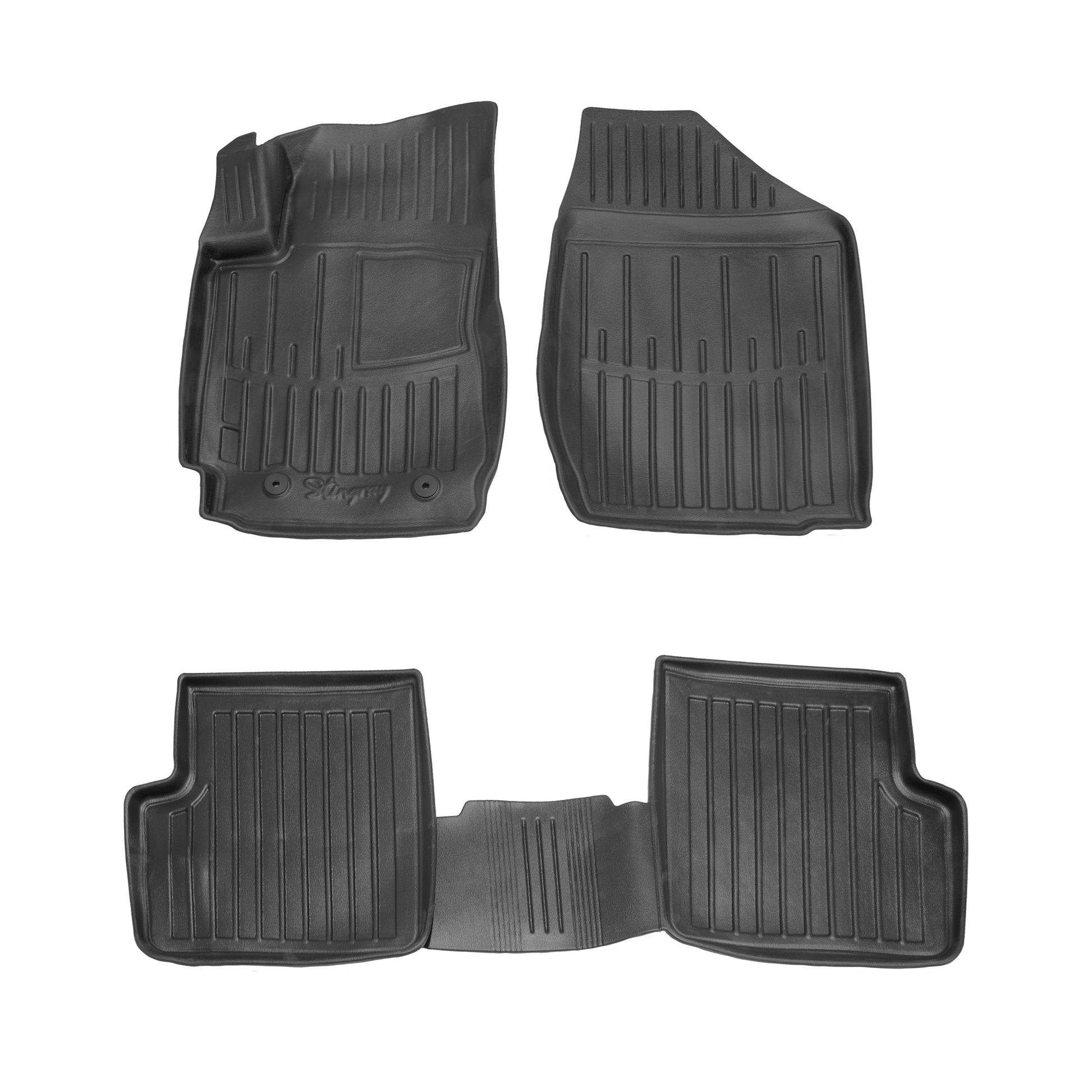 Stingray 3D Rubber Floor Mats (4 pcs) for Toyota Corolla 2002-2007 - image 1