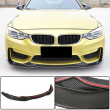 Front Bumper Lip V9 (for F82/F83, Carbon) for BMW 4 Series F-32 2012-2020 - image 1