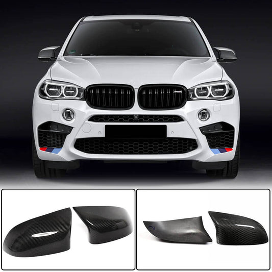 Mirror Covers Add-on Dry Carbon Fiber (for F86) for BMW X6 F-16 2014-2019 - image 1