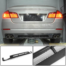Rear Bumper Diffuser for F10 Base 2010-2013, Carbon for BMW 5 Series F-10/11/07 2010-2016 - image 1