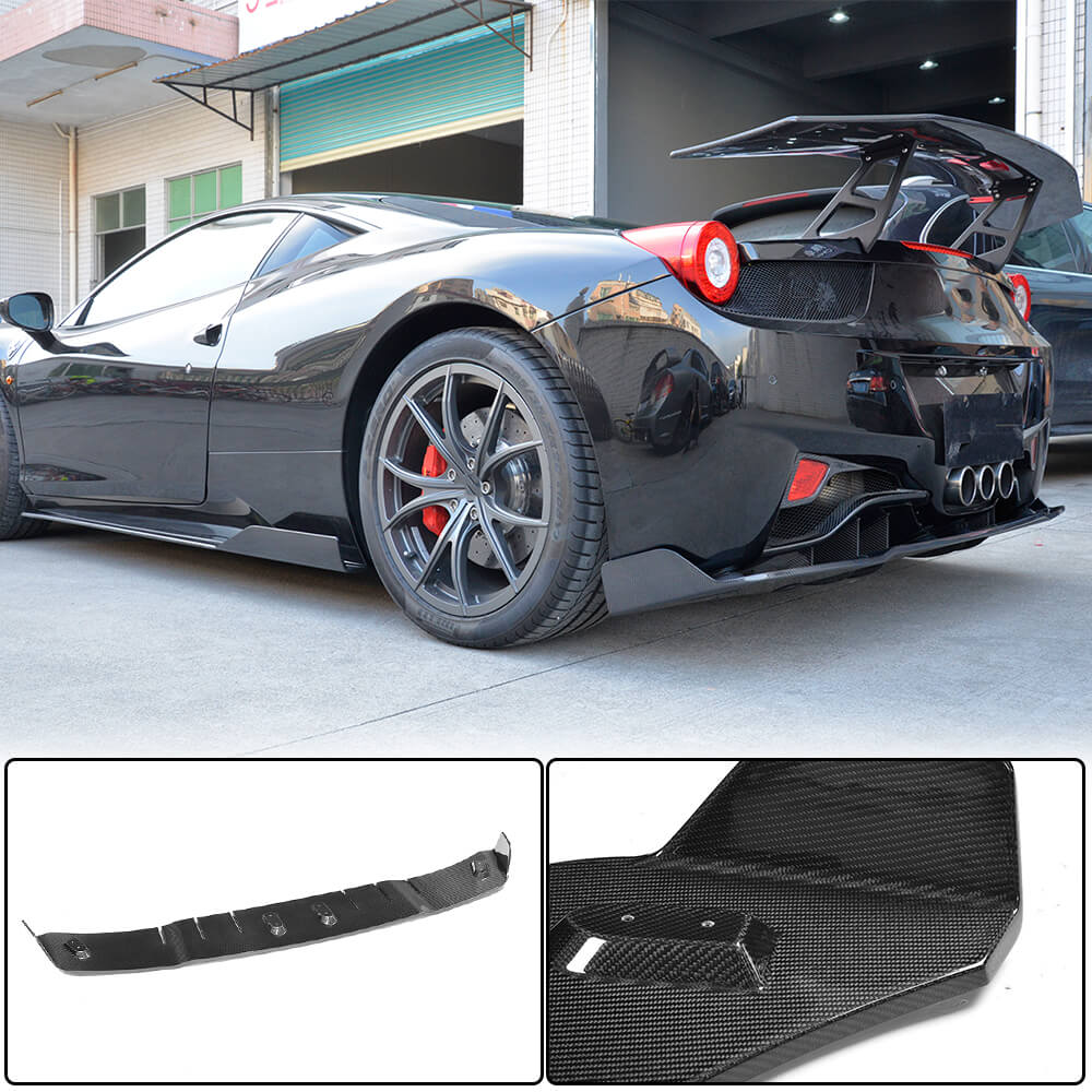 Spoiler V3 (2011-2013, Carbon) for Ferrari 458 Italia 2009-2015 - image 1
