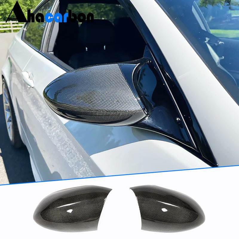 Mirror Covers V1 (for M3, Carbon) for BMW 3 Series E90/E91 2005-2011 - image 1