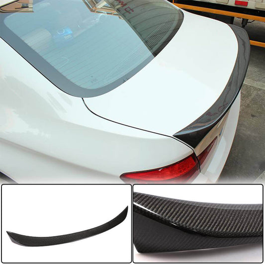 Rear Trunk Spoiler Carbon Fiber V4 (SD) for BMW 5 series F-10/11/07 2010-2016 - image 1