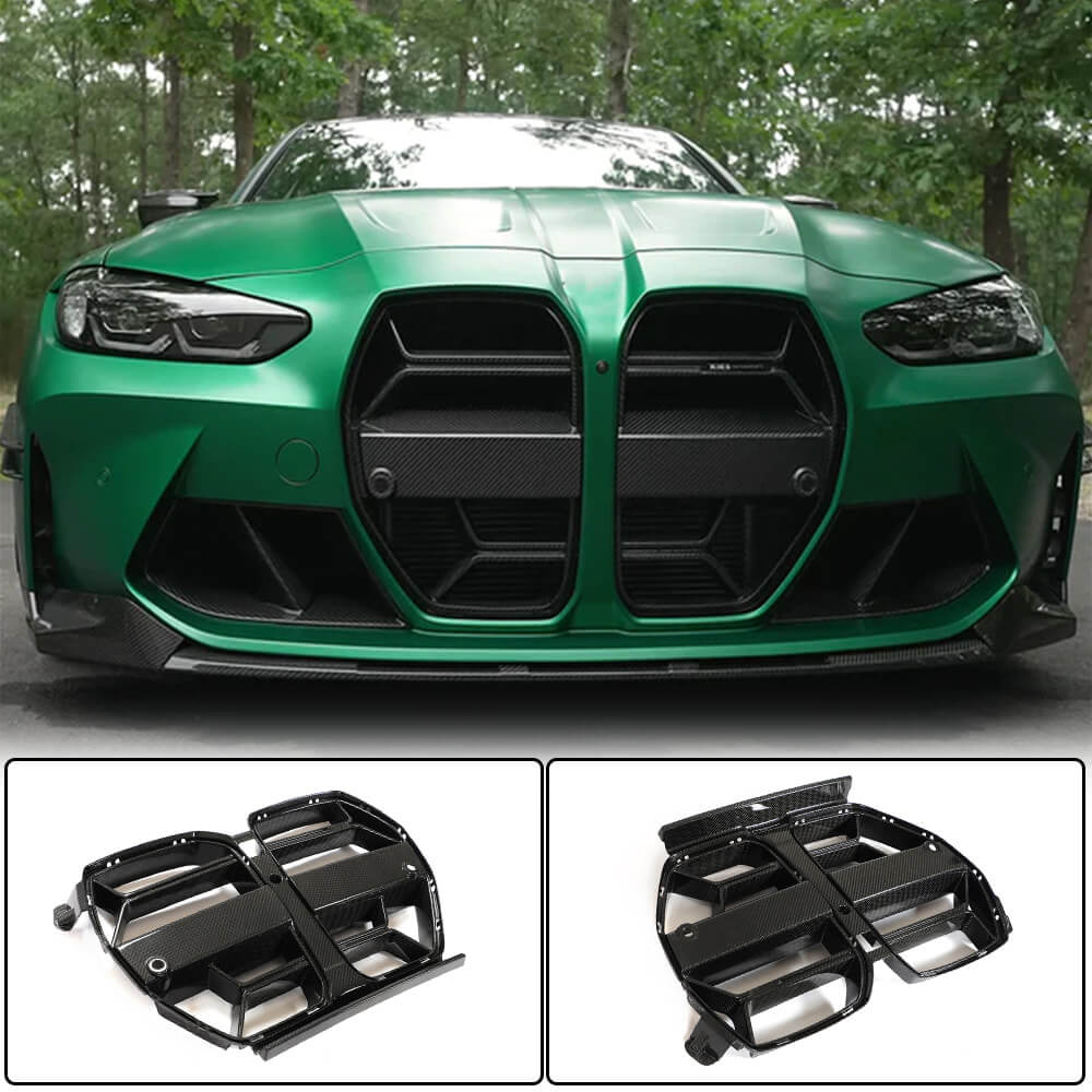 Nostrils V1 (for G82/G83, Dry Carbon) for BMW 4 series G22/23/26 2020- - image 1