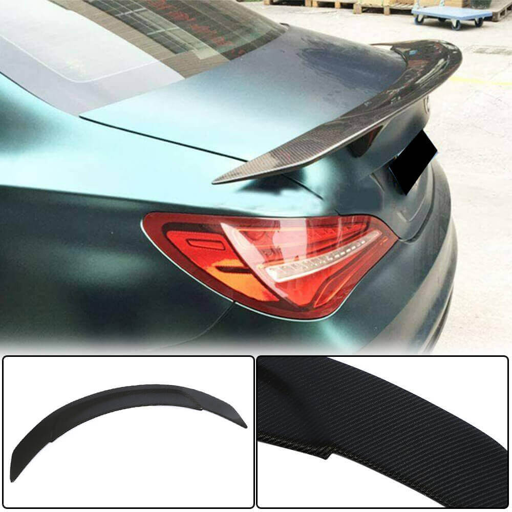 Spoiler V6 (SD, Carbon) for Mercedes CLA C117 2013-2019 - image 1