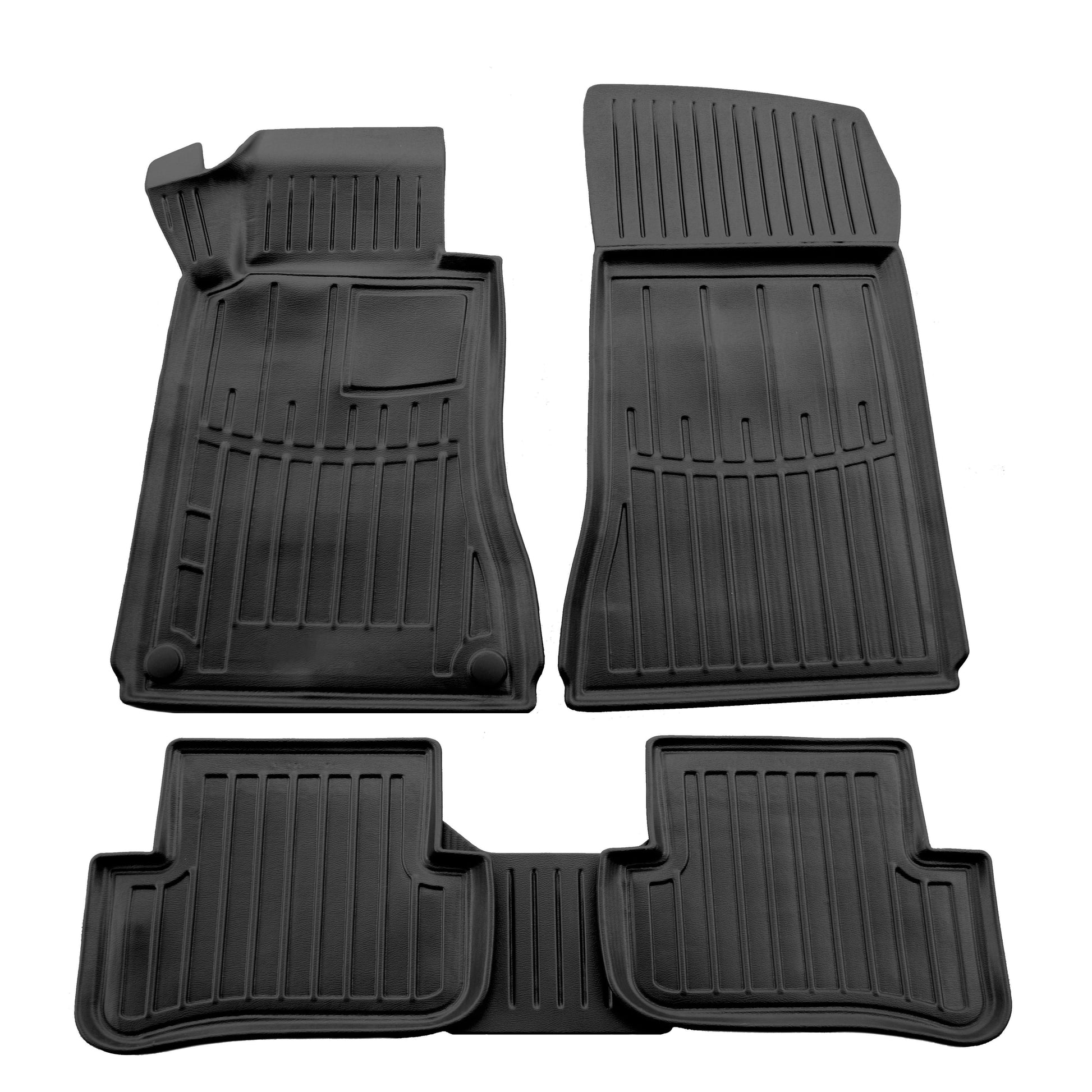 Rubber Floor Mats Stingray 3D (5 pcs) for Mercedes C-class W202 1993-2001 - image 1