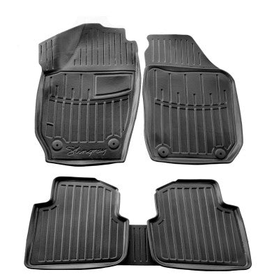 Rubber Floor Mats Stingray 3D (5 pcs) for Skoda Roomster 2006-2015 - image 1