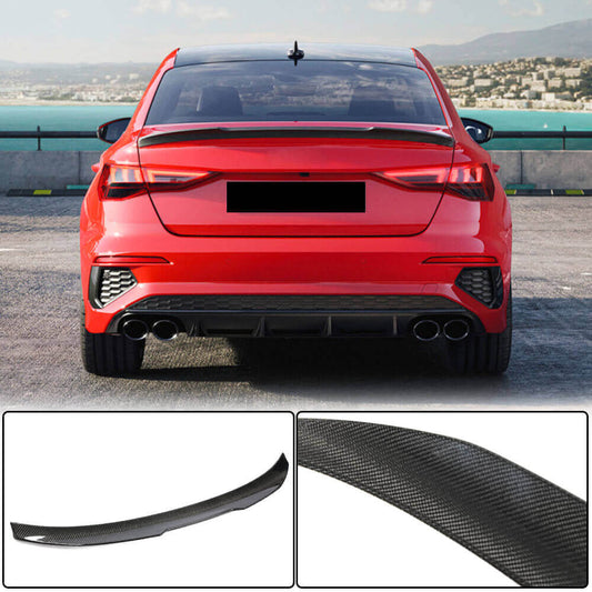 Spoiler V2 (for Sedan, Carbon) for Audi A3 2020- - image 1
