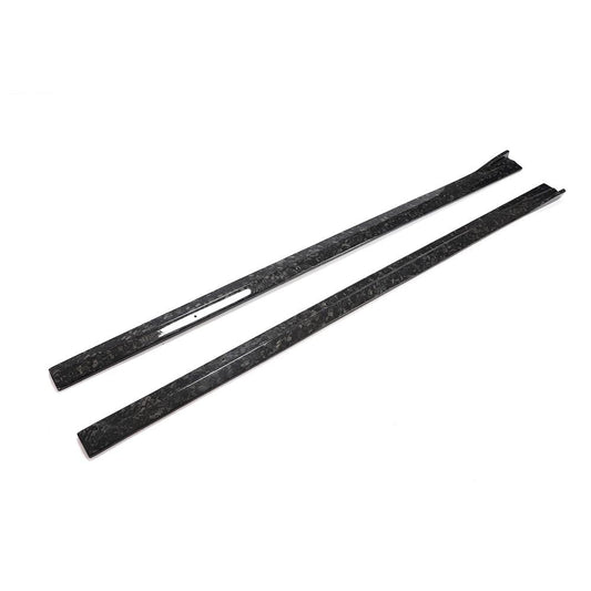 Side Skirts Carbon Fiber V2 (for M-Competition) for BMW 2 Series F22/23 2014-2021 - image 1