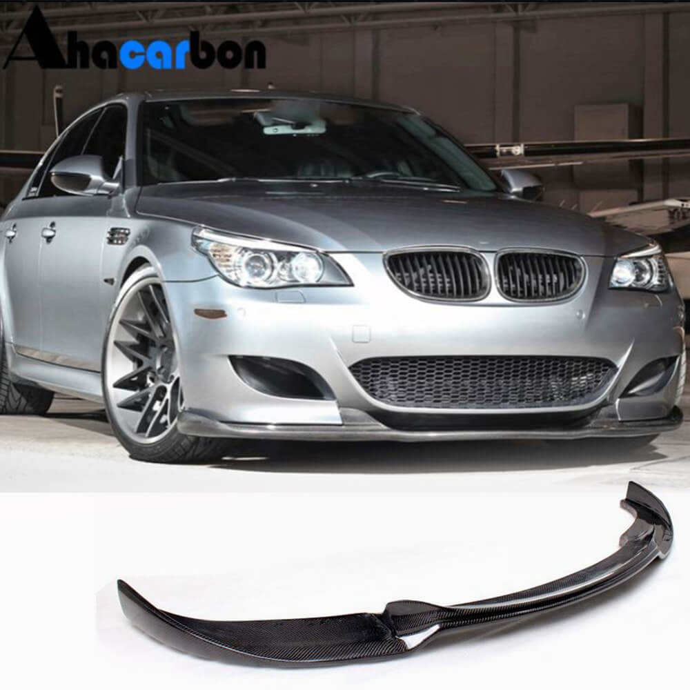 Front Bumper Lip (for M5, Carbon) for BMW 5 Series E60/E61 2003-2010 - image 1