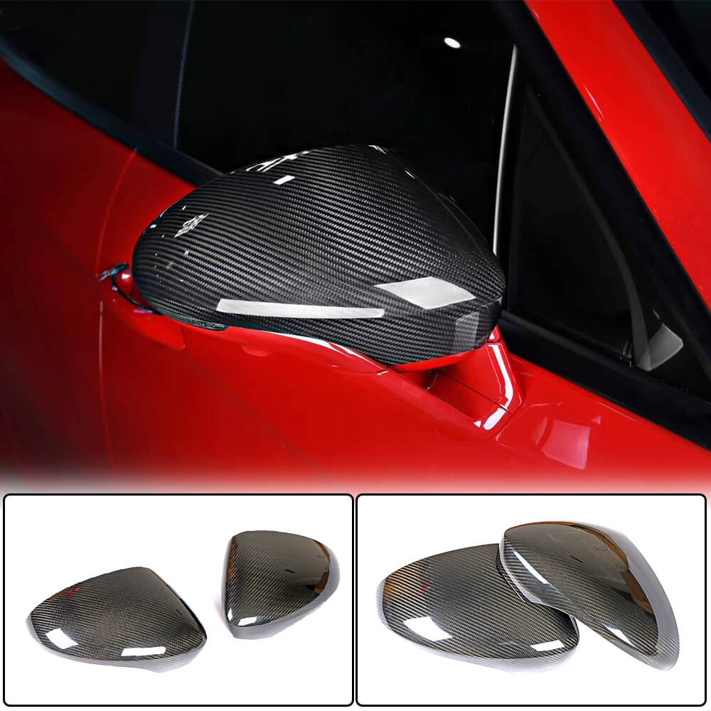 Mirror covers (2016-2020, Carbon) for Porsche Panamera 2016-2023 - image 1