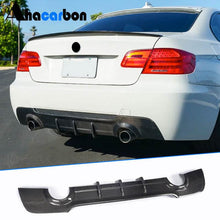 Rear Bumper Diffuser Carbon Fiber V4 (for E92/E93 M Sport) for BMW 3 series E-90/91/92/93 2005-2011 - image 1