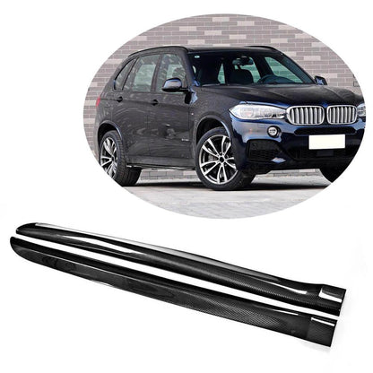 Side Skirts Dry Carbon Fiber (for M-Sport) for BMW X5 F-15 2013-2018 - image 1