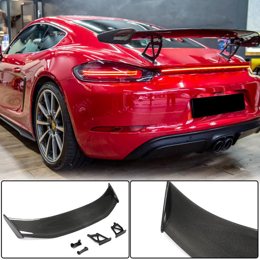 Spoiler (for GT4 Coupe, Carbon) for Porsche Boxster/Cayman 982 (718) 2016- - image 1