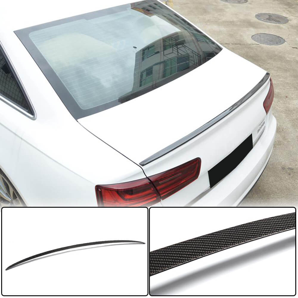 Spoiler Lip V3 (Carbon) for Audi A6 C7 2011-2017 - image 1