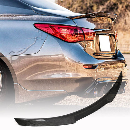 Spoiler V6 (for Q50, Carbon) for Infiniti Q50/Q60 2013-2024 - image 1