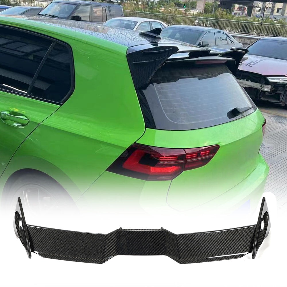 Spoiler V2 (for GTI/R EU 2019-2024, Carbon) for Volkswagen Golf 8 2019- - image 1