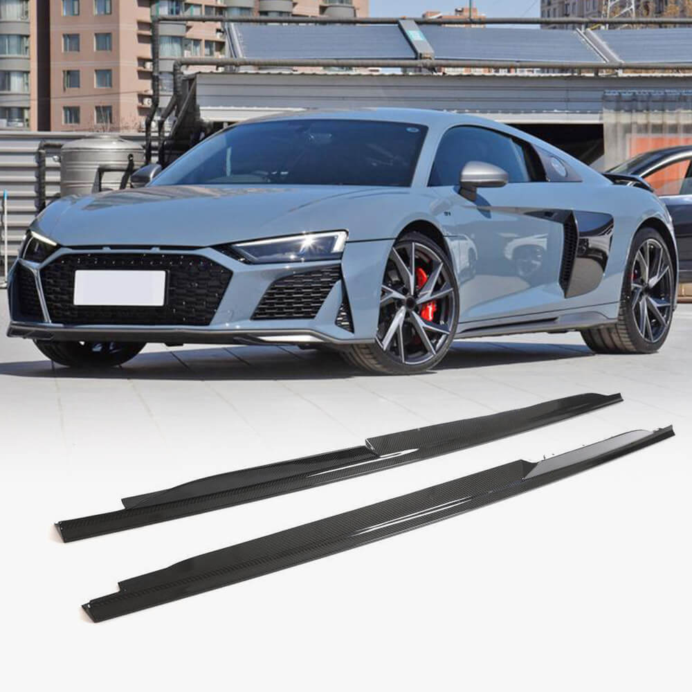 Side Skirts Dry Carbon Fiber for Audi R8 2015- - image 1