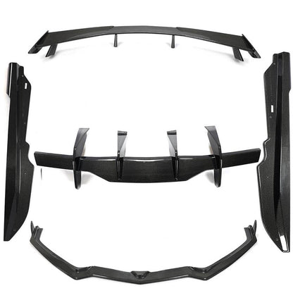 Body Kit Set (2019-2022, Carbon) for Chevrolet Corvette C8 2019- - image 1