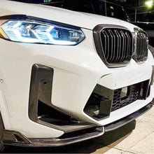 Front bumper lip (for F97 2022-2024, Carbon) for BMW X3 G01 2018- - image 1