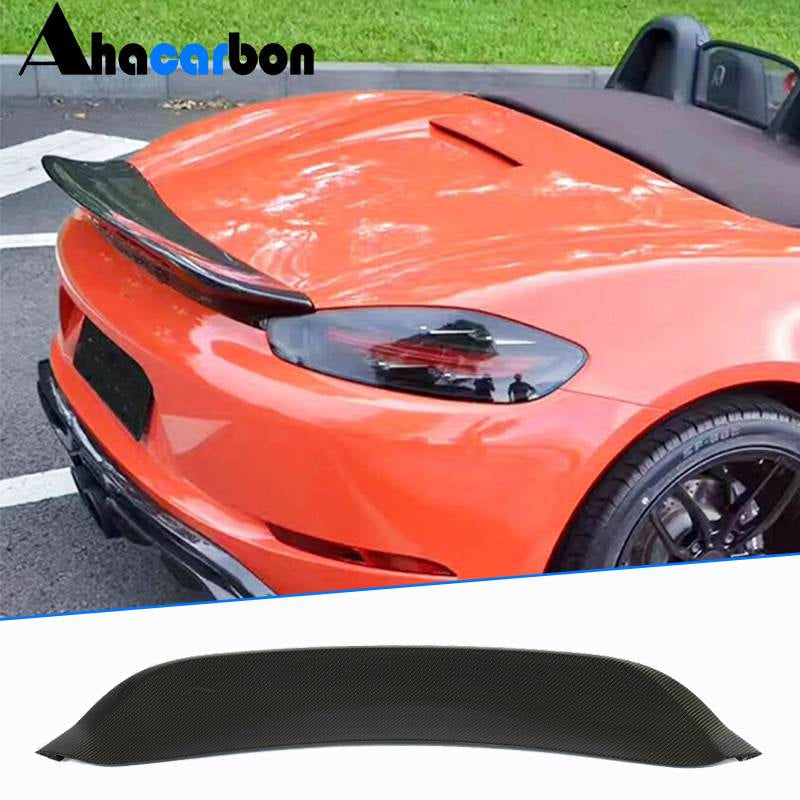 Spoiler V1 (for Boxster, Carbon) for Porsche Boxster/Cayman 982 (718) 2016- - image 1