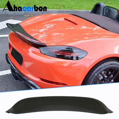 Spoiler V1 (for Boxster, Carbon) for Porsche Boxster/Cayman 982 (718) 2016- - image 1