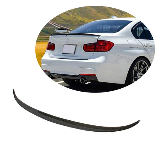 Rear Trunk Spoiler Carbon Fiber V1 (SD) for BMW 3 series F-30/31/34 2012-2019 - image 1