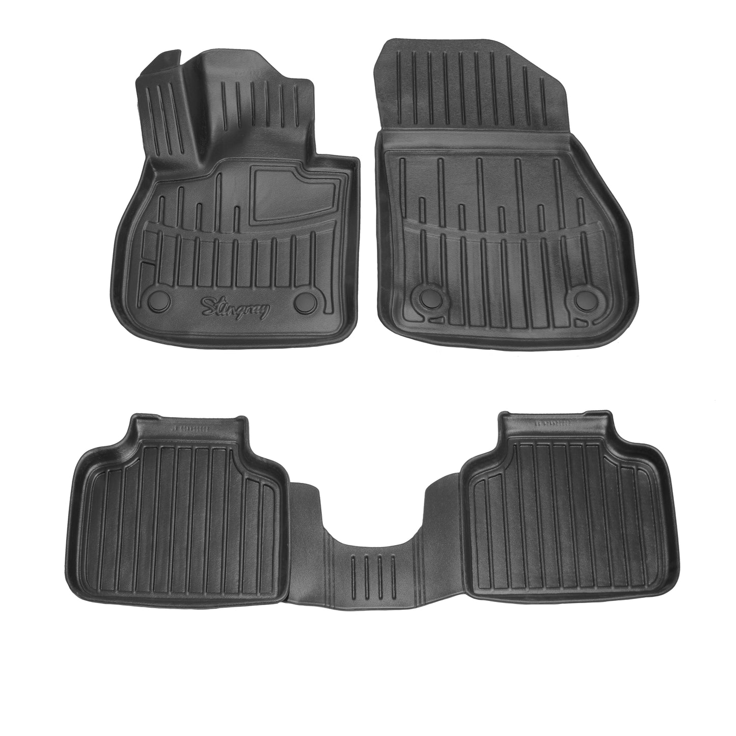Rubber Floor Mats Stingray 3D (5 pcs) for Mini Countryman F60 2017-2023 - image 1