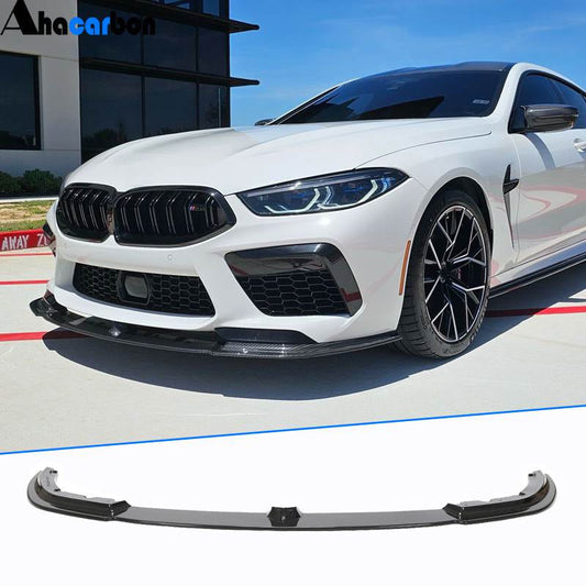 Front Bumper Lip Spoiler (for F91/F92/F93 M8, Carbon) for BMW 8 Series G14/G15/G16 2018- - image 1