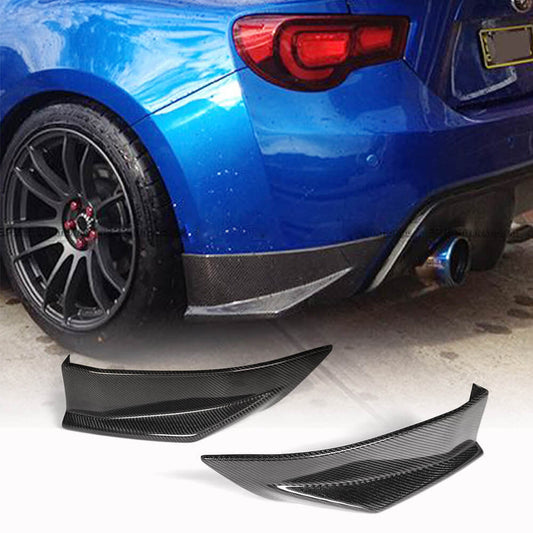 Rear Bumper Covers V2 (Carbon) for Subaru BRZ 2012-2021 - image 1