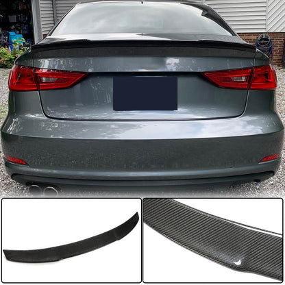 Spoiler V4 (for SD, Carbon) for Audi A3 2012-2020 - image 1