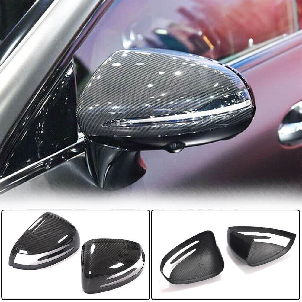 Mirror Covers (Dry Carbon) for Mercedes SLK R172 2011-2016 - image 1