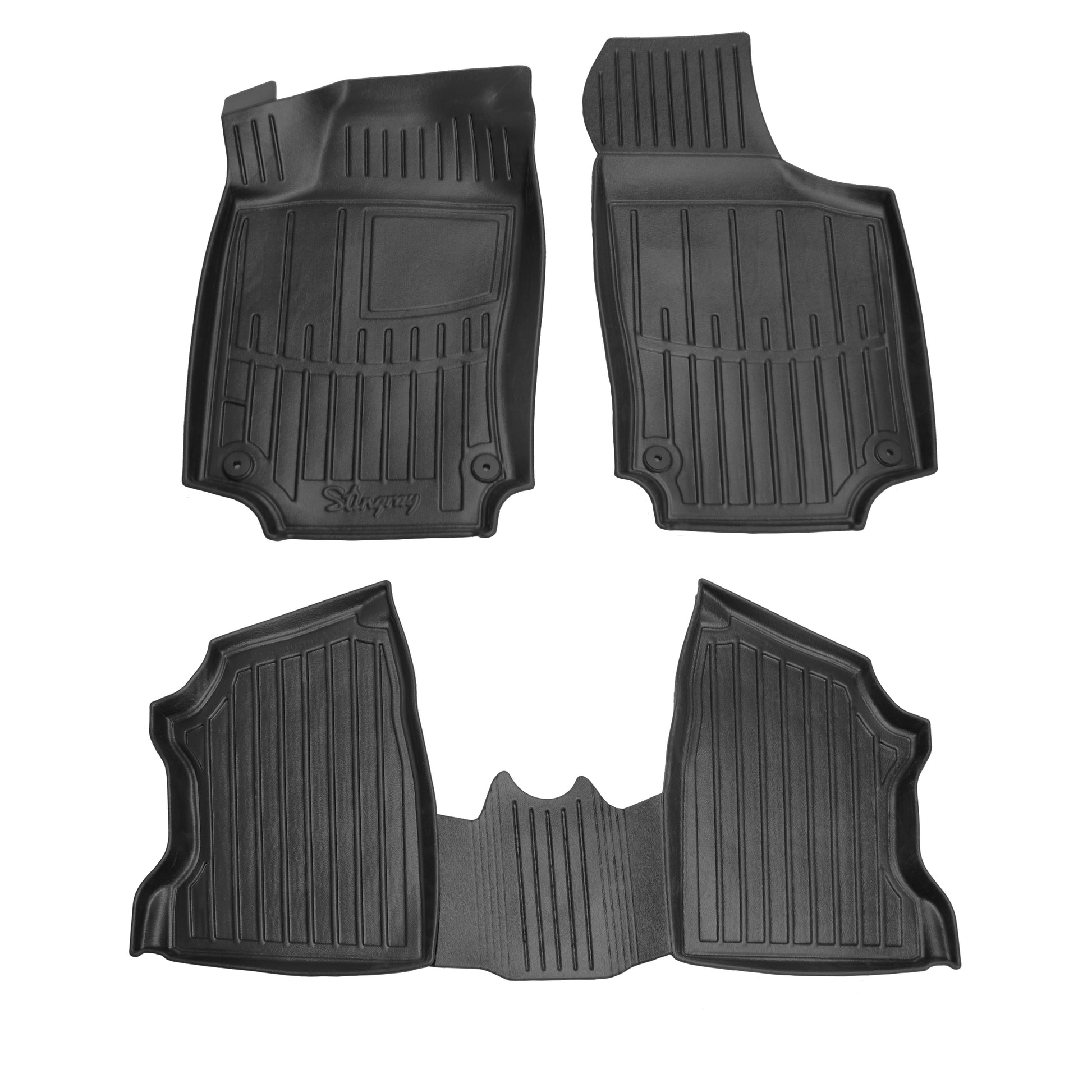 Rubber Floor Mats Stingray 3D (5 pcs) for Opel Combo 2002-2012 - image 1