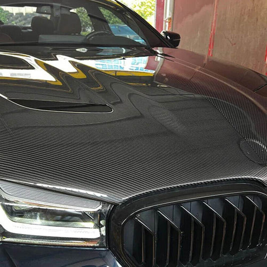 Hood (F90-style, Carbon) for BMW 5 Series G30/31 2017-2023 - image 1