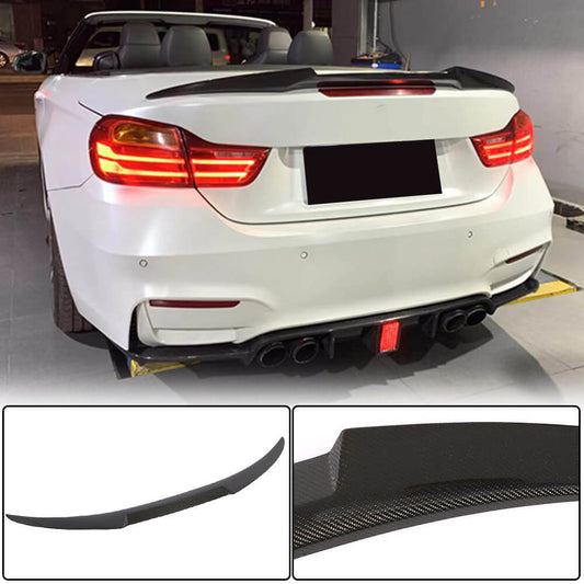 Rear Trunk Spoiler Carbon Fiber V11 (Convertible) for BMW 4 series F-32 2012-2020 - image 1
