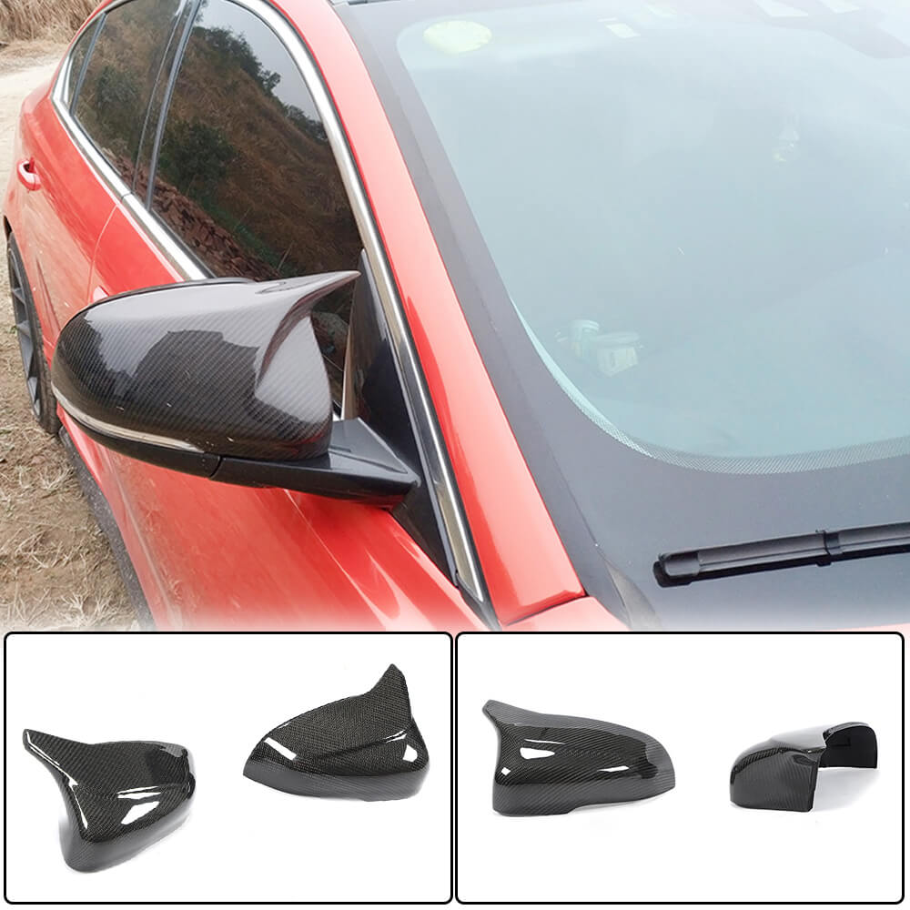 Mirror Covers V2 (2015-2019, Carbon) for Jaguar XE 2016- - image 1