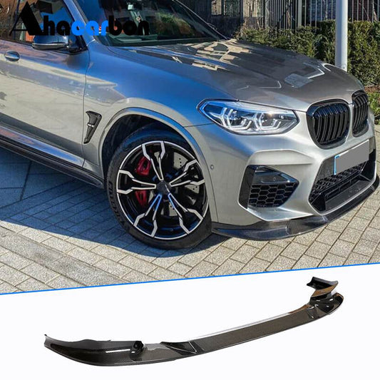 Front Bumper Lip Carbon Fiber V1 (for F97 2019-2021) for BMW X3 G01 2018- - image 1