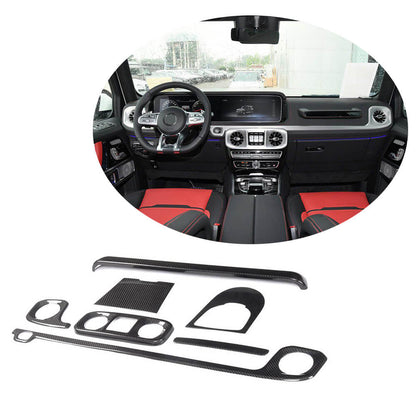 Carbon fiber interior trim set V1 for Mercedes G class W463 2018-2024 - image 1